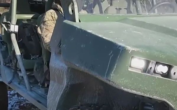 10th Mountain Division Soldier delves into the operation of the Infantry Squad Vehicle during Combine Resolve 25-1