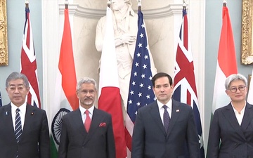 Secretary of State, Marco Rubio meets with Indo-Pacific Quad Foreign Ministers