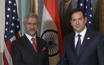 Secretary of State, Marco Rubio meets with Indian External Affairs Minister Dr. Subrahmanyam Jaishankar at the Department of Stat