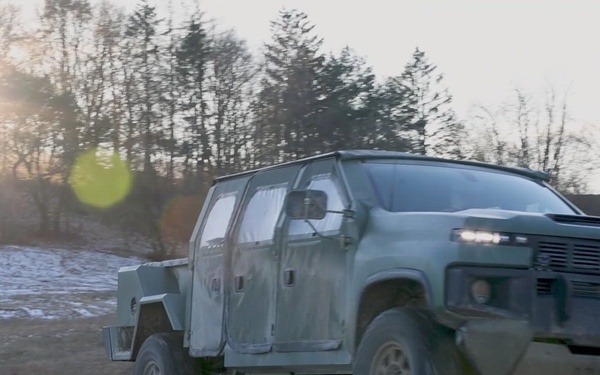 10th Mountain Division conducts capability testing on the Next Generation Tactical Vehicle-Hybrid during Combined Resolve 25-1