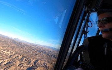 California Air National Guard C-130J MAFFS Flight Deck Footage Hughes Fires