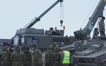 3-321st Field Artillery Regiment participate in International Vehicle Recovery Day