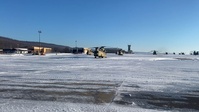 B-roll: sling load in the cold