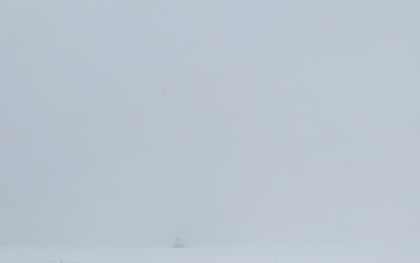 U.S. Coast Guard underway to assist motor vessel beset by ice Lake Erie