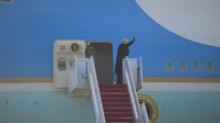 President Trump departs Joint Base Andrews for first trip of second term