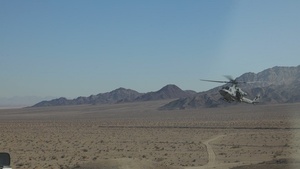 Marines with HMH-461 and HMLA-269 conduct Ground Threat Reactions during ITX