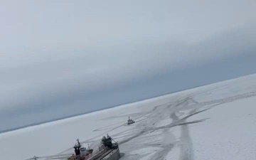 U.S. Coast Guard amplifies ice breaking assistance to free the Manitoulin