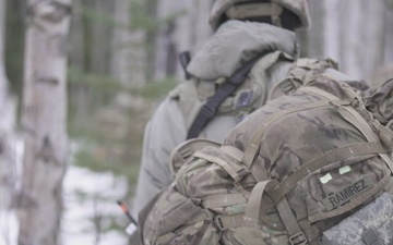 Through The Dark: Arctic Angels advance Towards OPFOR Under The Cover of Night