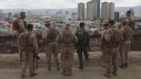 U.S. Marines assess southern border barrier to assist CBP with security mission