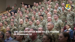 124FW Change of Command Ceremony 2025
