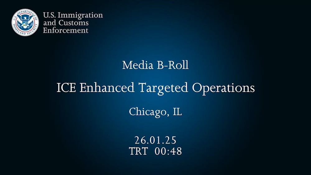 DVIDS - Video - ICE Enhanced Targeted Operations 01.26.2025