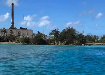 U.S. Coast Guard conduct routine patrol of Apra Harbor
