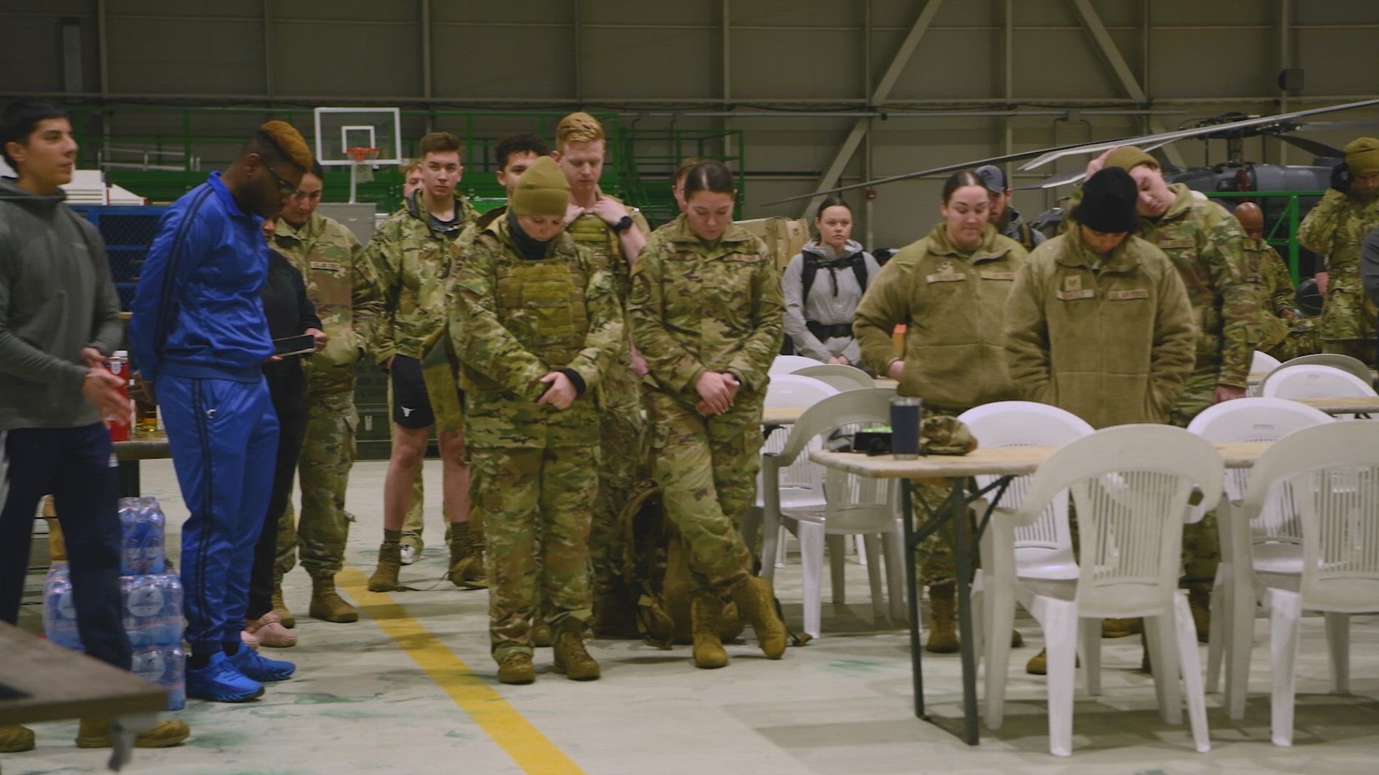 Leadership from the 56th Rescue Squadron speak on the &#39;why&#39; behind the annual Jolly 22 Memorial Ruck at Aviano Air Base, Italy, Jan. 7, 2025. The ruck pays tribute to an HH-60G Pave Hawk crash that happened during routine training, resulting in the death of 4 Airmen. Participants rucked 5.6 miles a day until 22 miles were completed. (U.S. Air Force video by Senior Airman Chase Verzaal) (This video has been altered using a blur affect for security purposes.)