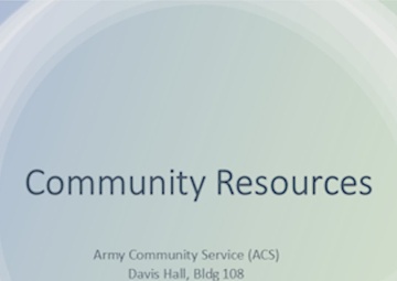 Community Resources- ACS Services
