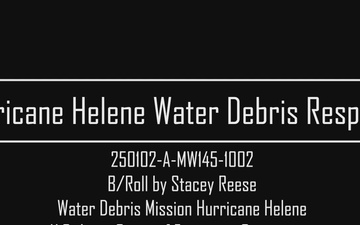 Hurricane Helene Waterway Debris Removal B Roll