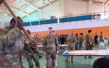 JGSDF members invite U.S. Soldiers to share in Japanese New Year’s tradition