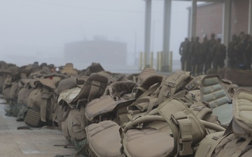 U.S. Marines with 2nd Marine Division depart for Naval Station Guantanamo Bay