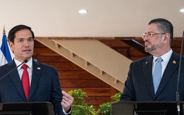 Secretary Rubio holds a joint press availability with Costa Rican President Rodrigo Chaves