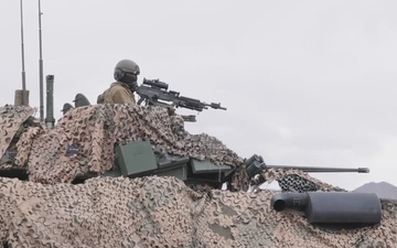 Marines with 1st LAR and 3rd LAR conduct Platoon Attacks During ITX 1-25