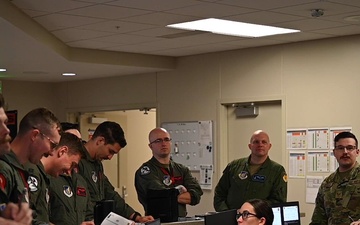 B-1B Lancers assigned to the 34th Expeditionary Bomb Squadron conduct a training mission in support of Bomber Task Force 25-1