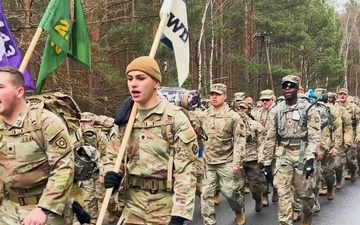 Soldiers honor POWs with 60-mile ‘Long March’ reenactment