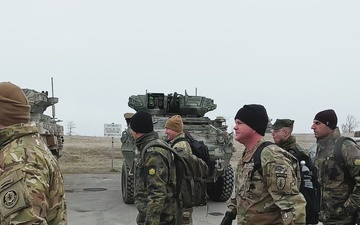 2CR hosts Bulgarian Armed Forces with Stryker live-fire demonstration