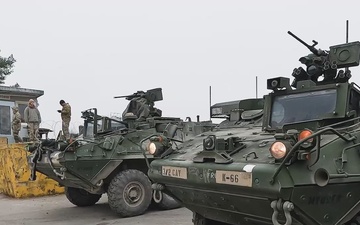 2CR hosts Bulgarian Armed Forces with Stryker live-fire demonstration