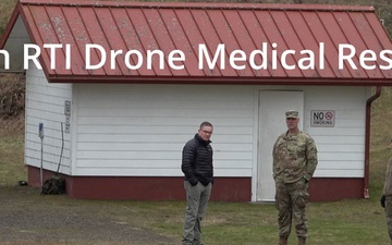 Oregon Guard Combat Medics Test Drone Delivery in Recertification