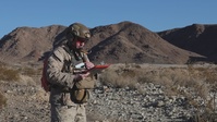 Marines with 1/7 conduct platoon attacks at Range 410A during ITX 1-25