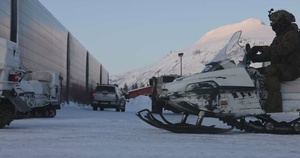 Exercise Joint Viking 25: Snowmobile Course B-Roll