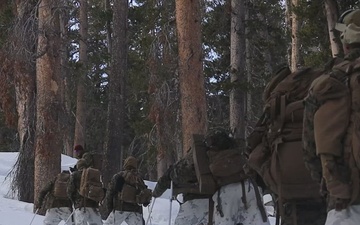 Marines with 3/5 participate in Avalanche Rescue Class as part of MTX 1-25