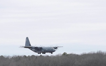 189th Airlift Wing Takes Its First Flight In C-130J