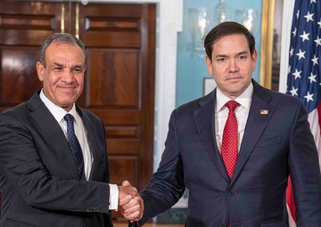 Secretary of State Marco A. Rubio meets with Egyptian Foreign Minister Badr Abdelatty