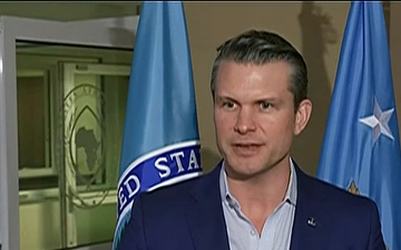 Hegseth Briefs Press in Germany