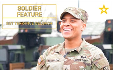 52D ADA Commander Interviews Sgt. Terrance Deloach and His Wife (vertical)