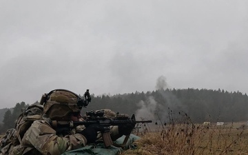 Ghost Troop, 2nd Squadron, 2nd Cavalry Regiment execute an ambush squad live-fire at Grafenwöhr Training Area