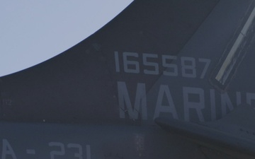 U.S. Marines with VMA-231 conduct pre-flight inspections at NAF El Centro