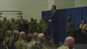 SECDEF AFRICOM TOWNHALL BROLL