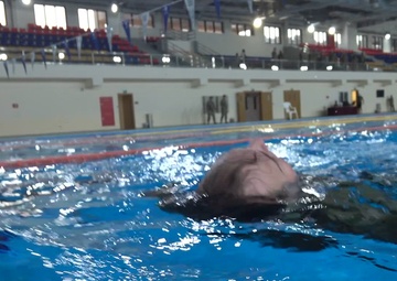 West Virginia, D.C. National Guard members participate in water event with Qatar Armed Forces during historic 2025 Best Warrior Competition