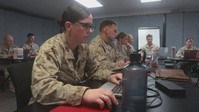 Marines play wargames during AXLOC