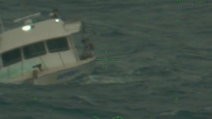 Coast Guard rescues three mariners 40 miles offshore from Caillou Bay, Louisiana
