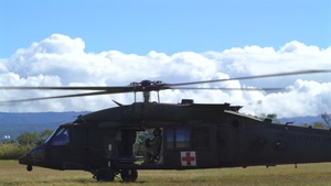 Medical Airmen Conduct Simulated Patient Transfer During Nexus Forge 2025