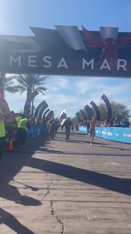 Soldiers complete the 2025 Mesa Marathon