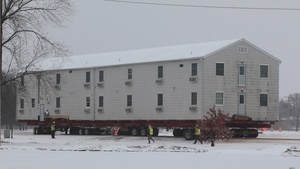 Contractors move second of five World War II-era barracks in 2025 at Fort McCoy, Part 3
