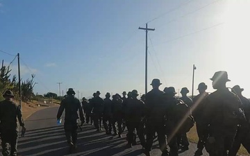 U.S. Service Members support Migrant Holding Operations