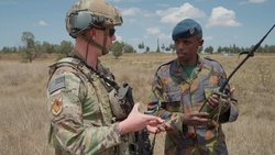 B-Roll: Multinational troops execute airborne supply drop in Kenya during Justified Accord 2025
