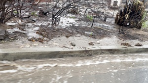Heavy rains slow debris removal work