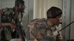 Multinational troops train for urban combat during Justified Accord 2025