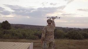 B-Roll: Sky Soldiers fly drone in Kenya during Justified Accord 2025