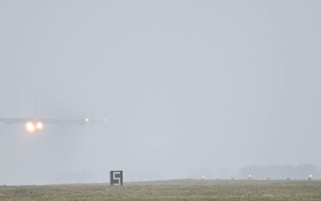 B-52H Stratofortress touch down in RAF Fairford for Bomber Task Force 25-2